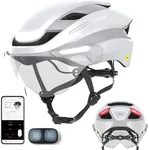 Lumos Ultra E-Bike Smart Helmet | NTA 8776 Certified | Front & Rear LED Lights | Retractable Face Shield | App Controlled | EBike, Scooter, Cycling, Bicycle | Adults, Men Women