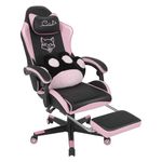 ARTETHYS Gaming Chair, Cute Gaming Chair for Adults with Footrest, Computer Desk Chair 150° Reclining High Back Support Office Chair for Home with Headrest Lumbar Pillow