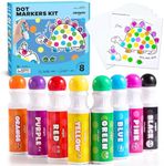Jar Melo Washable Dot Markers for T