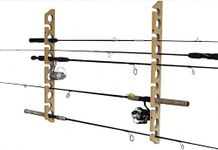 Rush Creek Creations 11 Fishing Rod Storage Rack and Wall or Ceiling Rod Holder,3 in 1, 11