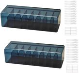 Clear Cable Organizer Box with Lid,