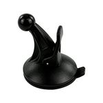 EKIND Universal Replacement Cradle and Removable Car Windscreen Windshield Suction Cup Mount 17mm Swivel Ball GPS Holder Compatible for Garmin GPS Nuvi -Black