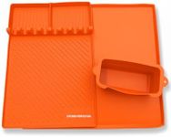 Orange Griddle Mats 36 Inch + Spatula Mat