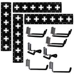 CargoSmart X-Track Garage Essentials Kit, 10 Piece Set – Includes 24” X-Track Rails, X-Track Singles, Light Duty Bolt-On D-Rings and Rope Rings – Organize and Store Cargo, Load Capacity of 2,000lbs