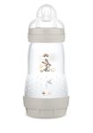 MAM Easy Start Anti-Colic Bottle, 9 oz (1-Count), Newborn Essentials, 2+ Slow Flow Bottles with Silicone Nipple, Unisex Baby Bottles, Matte