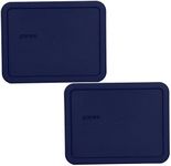 Pyrex Blue 6-cup RECTANGULAR Plasti