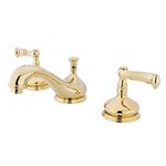 Kingston Brass KS1162FL Royale Widespread Lavatory Faucet, Polished Brass