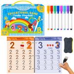 Preschool Learning Activities Handwriting Practice for Kids, 60 Pages Educational Montessori Toys for 3 4 5 6 Year Old Kindergarten Learning Game Autism Materials for Toddlers