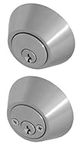 Honeywell 8112309 Single Cylinder Deadbolt, Satin Nickel