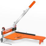 NAACOO Laminate Floor Cutter, 13“ Vinyl Floor Cutter with Wheel, Vinyl Plank Cutter – Just 1 Step Meet Angle&Length Cutting, Flooring Tools - Cuts Vinyl Plank, Engineer Wood, LVP/T, VCT, SPC, WPC