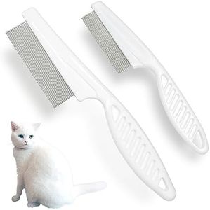 Flea Comb for Dogs and Cats, Pet Flea Comb, Multifunctional Pet Hair Comb Flea and Tear Stain Removal, Flea Comb for Small Dogs, Flea Comb for cats, Pets Grooming Comb Kit for Cats Dogs Puppies