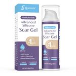 Skiennix 50g Advanced Scar Gel Cream, 100% Medical Grade Silicone Scar Gel, Scar Treatment for Surgical Scars, Burns, Injury, Keloids, Stretch Marks, C-Section, Effective for Both Old and New Scars