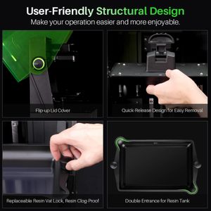 ELEGOO Saturn 4 Resin 3D Printer – High Precision LCD Printing