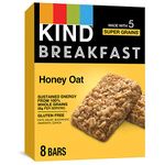 KIND Breakfast Bars, Honey Oat, Gluten Free, 1.76 Ounce, 32 Count