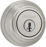 Kwikset 980 Single Cylinder Deadbolt Featuring SmartKey in Satin Nickel