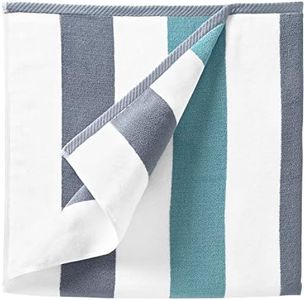 Laguna Beach Cabana Beach Towel - Stone Gray/Sea Glass