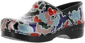 Dansko Women's Professional Fragment Patent Clogs 9.5-10 M US
