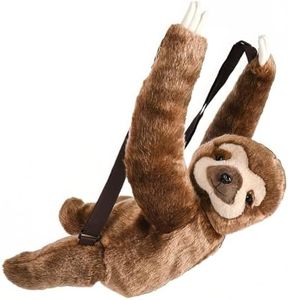 Plush Animal Childrens Travel and Adventure Backpack Bag - Sloth