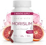 Anew Vita Morislim with Morosil: Antioxidant & Nutrition Supplement for Men & Women | Wellness & Vitality | Moro Red Orange | Non-GMO, Gluten Free, 60 Vegetable Capsules | Made in USA