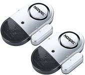 Door Window Alarm 2 Pack Noopel Home Security Ultra-Slim Wireless Magnetic Sensor Burglar Anti-theft 120DB Alarm with Batteries included - DIY EASY to Install