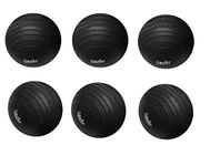 Gmefvr Cricket Ball Cricket Tennis, Wind Ball, I10 Balls For Practice And T-20 Playing Balls (Black Rubber Ball 6 Ball) - Rubber