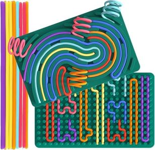 Sensory Activity Board,Silent Fidget Toys for Calming Duble Sided Design Kids Busy Board for Fine Motor Skill,Silicone Calm Down Fidget Toy for Travel Calming, Stress, Anxiety,ADHD & Autism