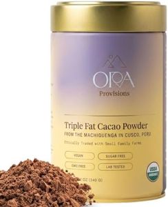ORA Cacao, Triple Fat Cacao Powder, 12oz Tin - Organic, Ethical, Regenerative, Heavy Metals Tested, Unsweetened