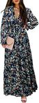 BLENCOT Women's Casual Boho Floral 