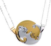 HANRESHE Cat Friendship Necklace Ca