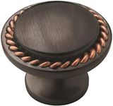 Amerock | Cabinet Knob | Oil Rubbed Bronze | 1-3/16 inch (30 mm) Diameter | Everyday Heritage | 1 Pack | Drawer Knob | Cabinet Hardware