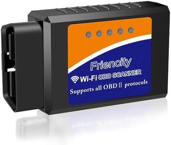 Friencity WiFi OBD2 Scanner for Car, OBDII Diagnostic Tool for iOS & Android and Windows, OBD2 Scan Tool for Read & Check Car Engine Light Code Reader, Support Year 1996 and Newer Vehicles