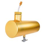 JMCHstore Aluminum Mini bike Gas Fuel Tank Cylinder 4x11'' for Coleman Baja Montser Mega moto Predator Hemi non 212 Engine, Massimo Axis RealTree Motovox Mototec Dirt Gas Bike, Go Kart Parts (Gold)