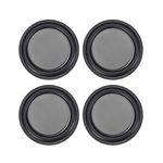 uxcell 4Pcs 2.5" 67mm Bass Speaker Passive Radiator Auxiliary Rubber Vibration Plate Subwoofer DIY Repair