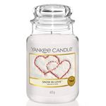 Yankee Candle Scented Candle | Snow In Love Large Jar Candle | Long Burning Candles: up to 150 Hours | Perfect Christmas Gifts for Women