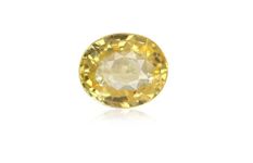 Real Earth Gems 3.5 Ratti Pukhraj Stone Original Certified 3 Carat Yellow Sapphire Gemstone Unheated And Untreated With Best Color & Natural Quality Most Delightful Gem Comes From Sri Lanka Ceylonmine