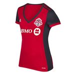 adidas MLS Women's Toronto FC Home Replica Jersey, Scarlet/Solid Grey/White, L/G