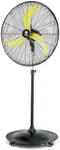 FUGOO 30'' Oscillating Pedestal Fan With Brushless DC Motor, Large Air Flow range From 3200CFM to 8800CFM, 4-Speed Heavy Duty Industrial Floor Fans for Factory, Commercial, Garage, Warehouse,Shop