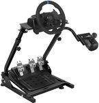BLENNACY Racing Wheel Stand Foldable,Height Adjustable,Compatible with Logitech G920 G29 G27 G25 (Steering Wheel & Pedals Not Included)