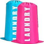 CJWLKJ 2-Pack XL Travel Laundry Bag