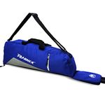 PHNIX Sport Equipment Bag - Tote Bag for Baseball, T-Ball and Softball Equpiment - Holds Bat, Helmet, & Glove (Blue & Gray)