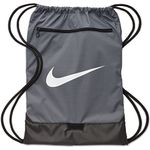 NIKE Brasilia Gym Sack - Black/Black/White, MISC