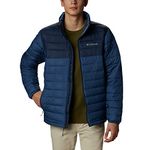 Columbia Men's Powder Lite Jacket, Puffer Jacket, Night Tide/Collegiate Navy, Size L