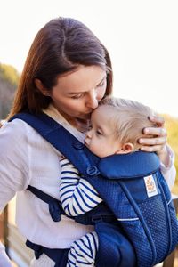 Ergobaby Omni Breeze Baby Carrier – Midnight Blue, Breathable