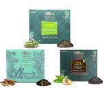 TGL Co. Ginger + Cardamon+Kadak Masala (16 Tea Bags Each, Pack of 3)|Immunity Booster|Anti-Inflammatory & Antibacterial Properties|Bold & Spiced Flavor|Supports Digestion| Aromatic Indian Chai Blend