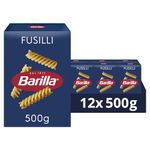 Barilla Pasta Classic Fusilli made with durum wheat, Pasta bulk pack of 12 x 500 g