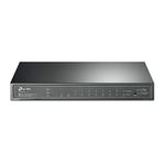 TP-Link JetStream 10-Port Gigabit Smart Switch with 8-Port PoE+ @61W, w/ 2 SFP Slots, Smart Managed, Lifetime Protection, Support Vlan, L2/L3/L4 QoS, IGMP and Link Aggregation, V3 and up (TL-SG2210P)