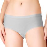 Women’s/Ladies Premium Seamless Hipster Ice Silk Panties: Discover The Latest Innovation in Women's Undergarments, Perfect for Every Occasion. (M, Gray)