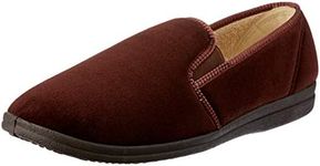 Grosby Men's Percy Slipper, Chocolate, 10 UK/11 US