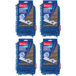 O-Cedar Dual-Action Microfiber flip mop Refill (Pack of 4)