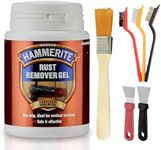 Hammerite, Rust remover for metal, Rust Treatment Kit with Rust Remover, Wire Brushes, Paintbrush, also as rust remover for cars